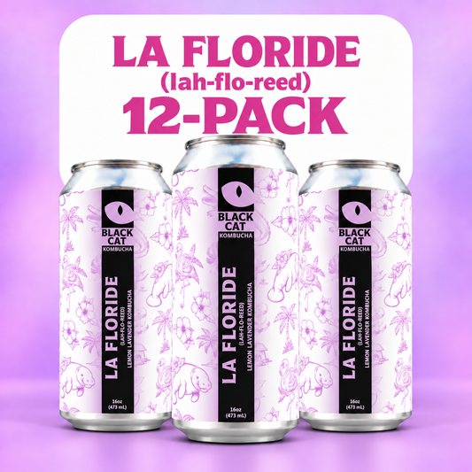 La Floride (lah-flo-reed) - 12 Pack 16oz Kombucha
