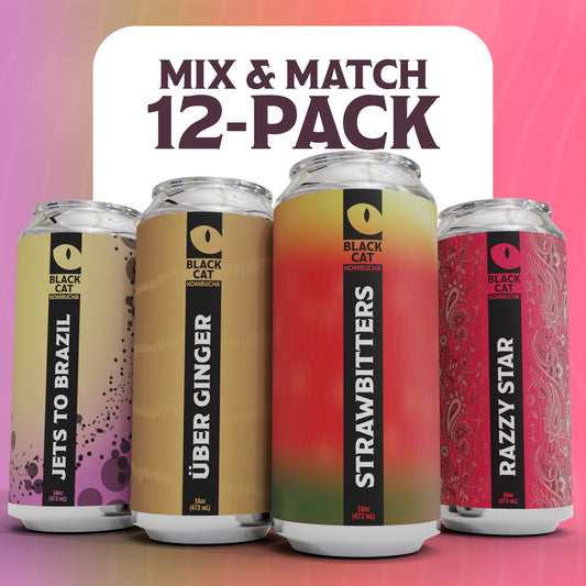 Mix & Match - 12 Pack Kombucha