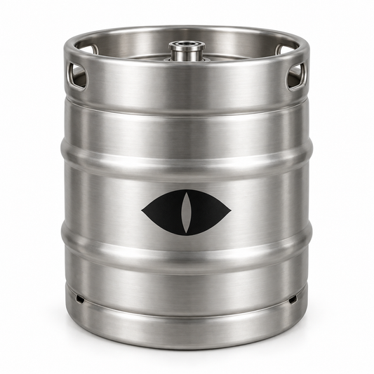Black Cat Kombucha Keg — Half Barrel